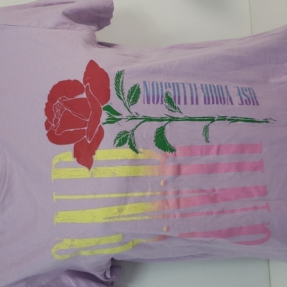 Guns & Roses Purple Band Tee - Picture 6 of 6